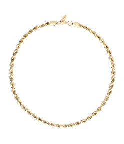 SHAKER JEWELS Collier Torsade Argent Doré