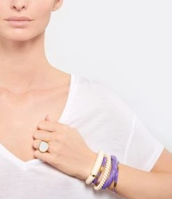 Aurélie Bidermann Jonc Positano Violet, Exclusivité Lulli 6 Aurélie Bidermann Jonc Positano Violet, Exclusivité Lulli -Shaker Jewels Magasin 065 35