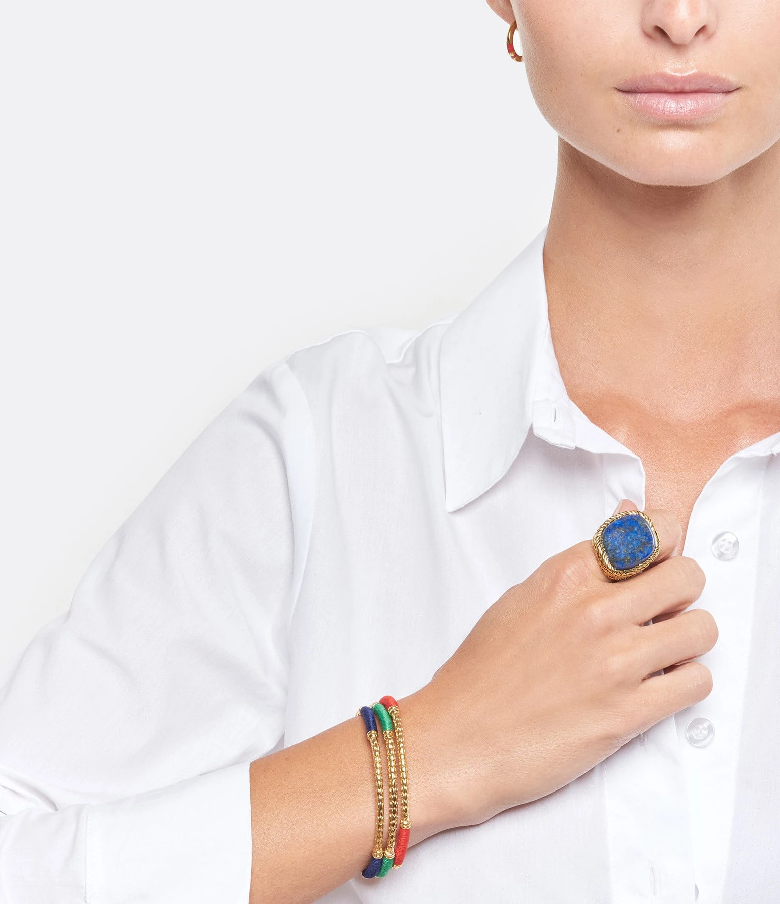 Aurélie Bidermann Jonc Soho Rouge Vermillon 3 Aurélie Bidermann Jonc Soho Rouge Vermillon – Image 3