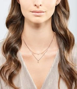 GIGI CLOZEAU Collier 3 Diamants Mini Perles Résine Or 15 GIGI CLOZEAU Collier 3 Diamants Mini Perles Résine Or -Shaker Jewels Magasin 091arrondirlescolliers