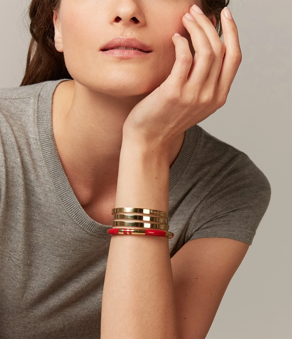 Aurélie Bidermann Jonc Positano Corail 2 Aurélie Bidermann Jonc Positano Corail – Image 2