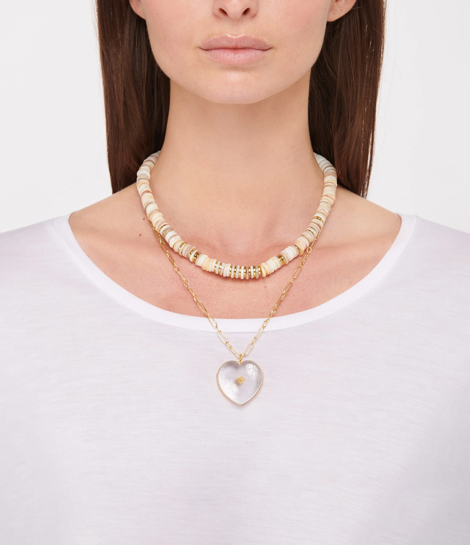 VADI JEWELS Collier Cœur Cristal 2 VADI JEWELS Collier Cœur Cristal – Image 2