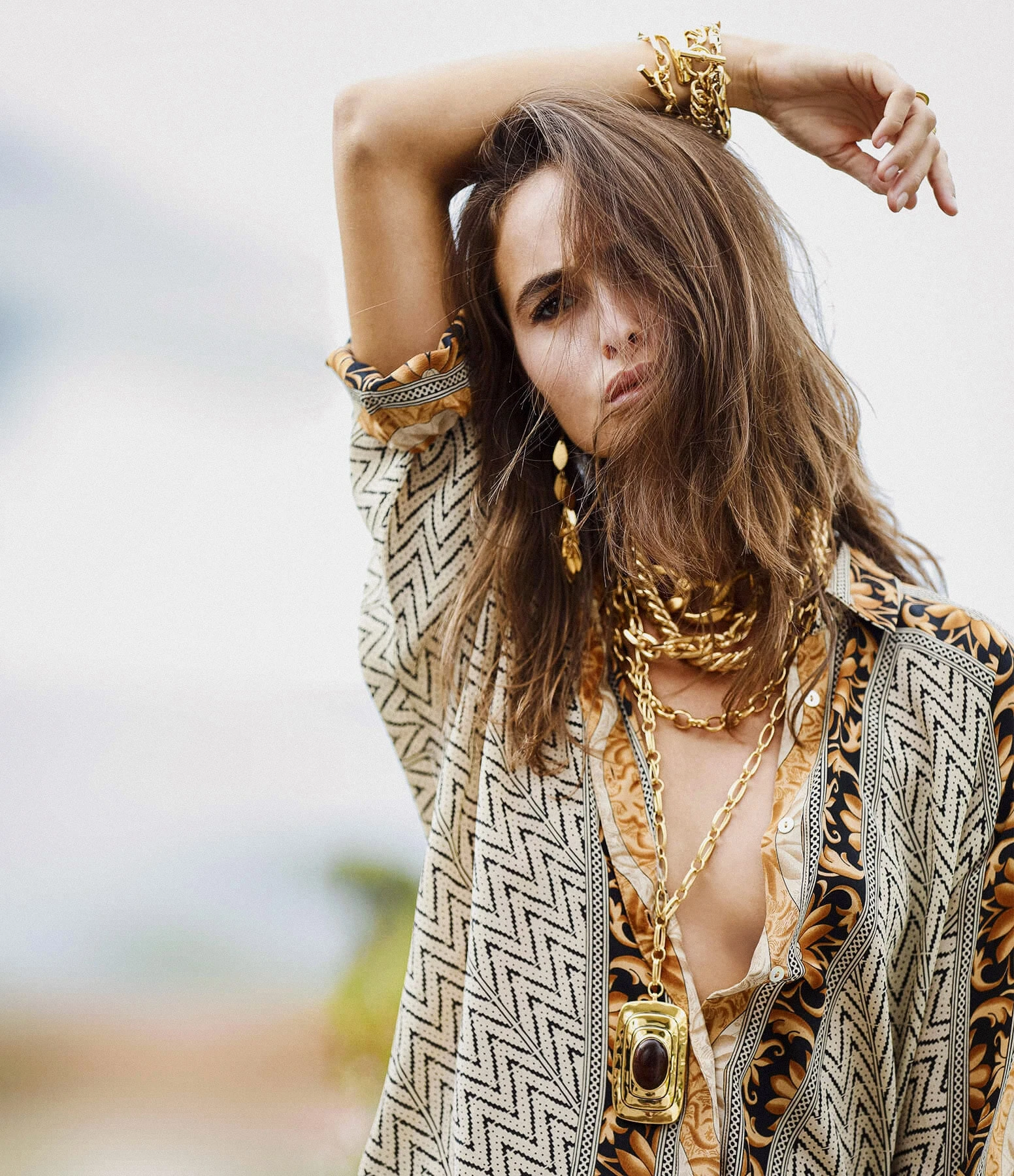 PERRINE TAVERNITI Collier Courcelle Doré 3 PERRINE TAVERNITI Collier Courcelle Doré – Image 3