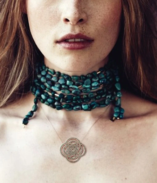 Ginette NY Collier Purity Baby Or Rose Diamants 2 Ginette NY Collier Purity Baby Or Rose Diamants – Image 2