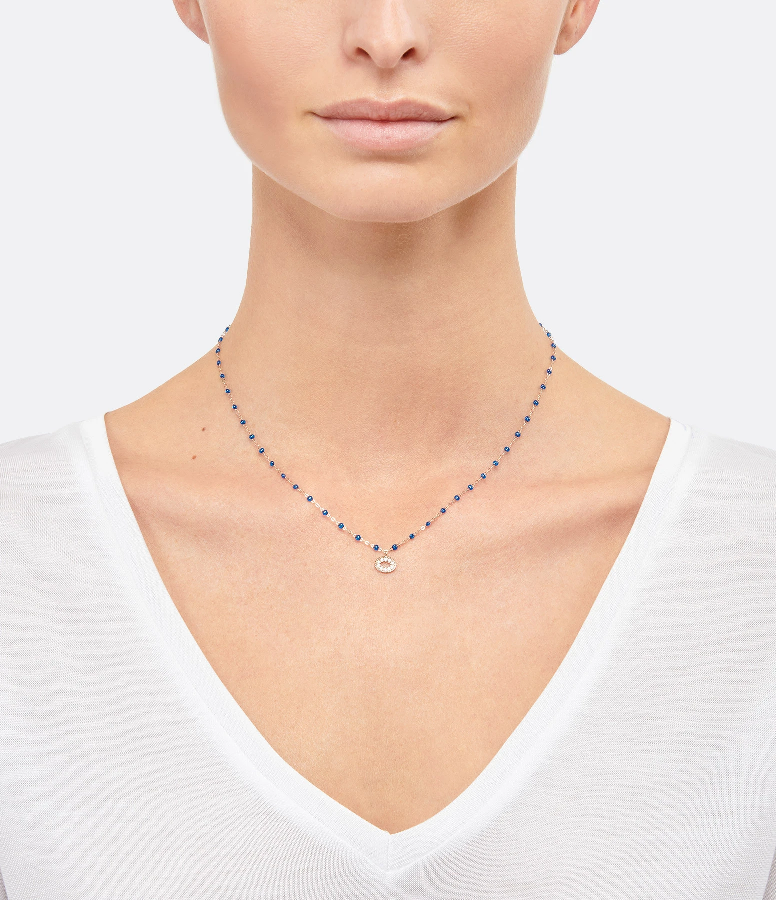 GIGI CLOZEAU Collier Résine L'Œil Du Pirate Diamants Or Jaune 7 GIGI CLOZEAU Collier Résine L'Œil Du Pirate Diamants Or Jaune – Image 7