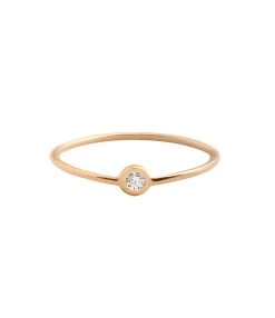 GIGI CLOZEAU Bague Solitaire Or Diamant