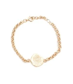 LES FÉLICITÉS Bracelet Mini Médaille Amour Cœur