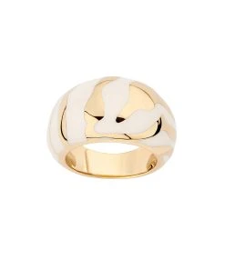 Aurélie Bidermann Bague Liwa River Ivoire