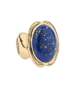 Aurélie Bidermann Bague Olfa Lapis Lazuli