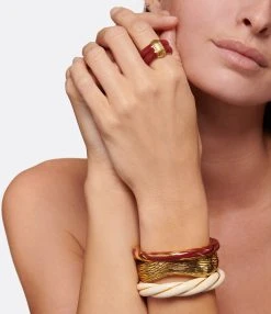 Aurélie Bidermann Jonc Diana Ivoire 7 Aurélie Bidermann Jonc Diana Ivoire -Shaker Jewels Magasin abbrd look20221014 326