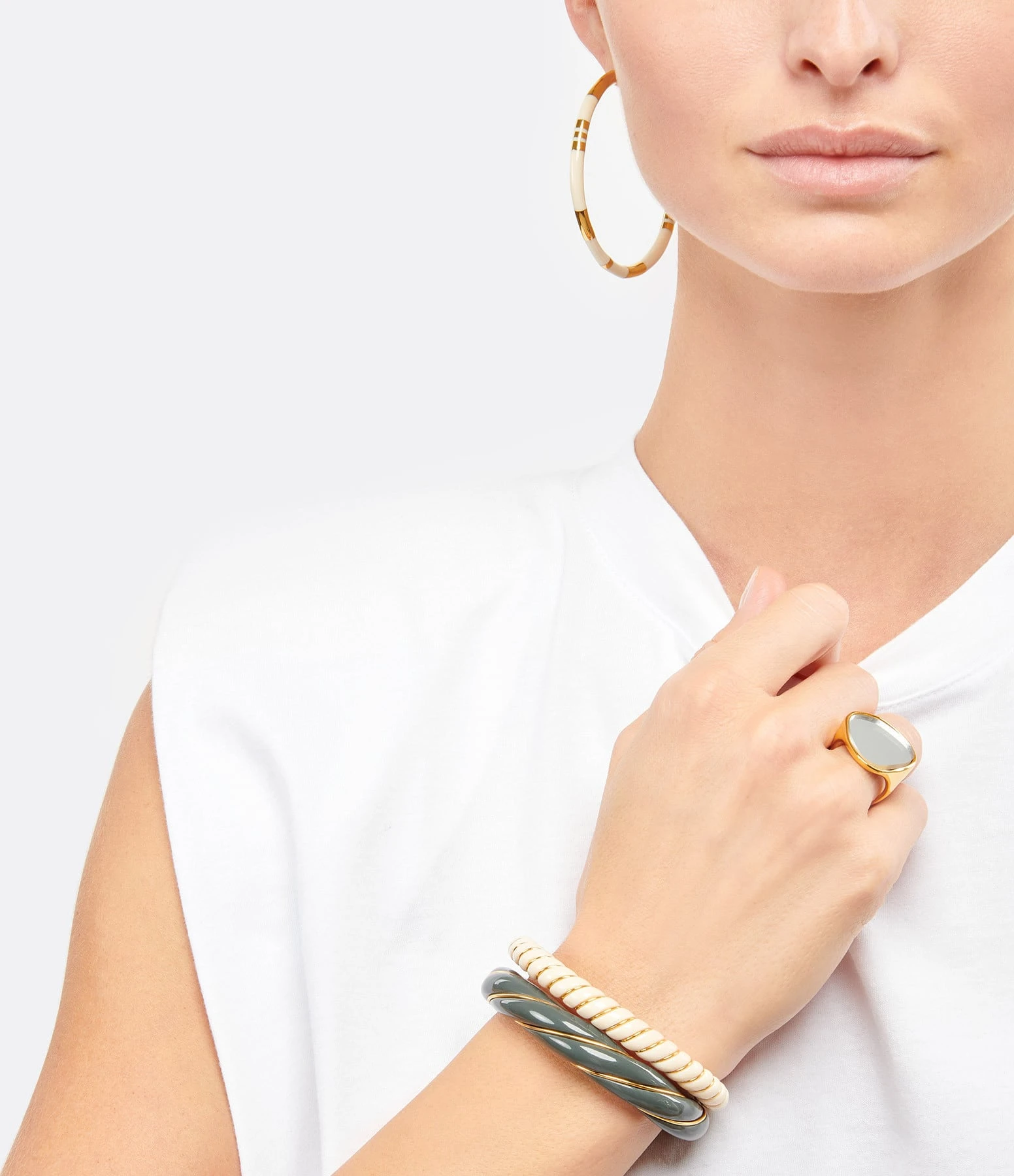 Aurélie Bidermann Bague Ciottolo Miroir 2 Aurélie Bidermann Bague Ciottolo Miroir – Image 2