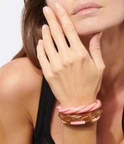 Aurélie Bidermann Jonc Positano Rose 5 Aurélie Bidermann Jonc Positano Rose -Shaker Jewels Magasin abbrp look20221026 239