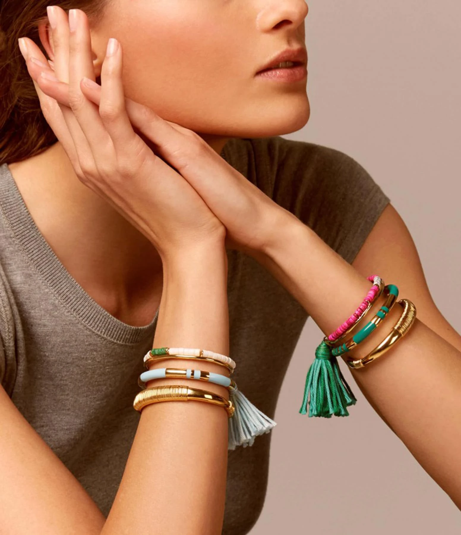 Aurélie Bidermann Jonc Positano Émeraude 5 Aurélie Bidermann Jonc Positano Émeraude – Image 5