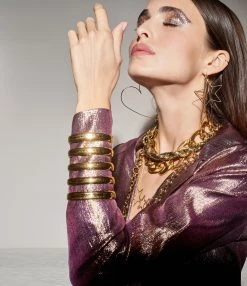 Aurélie Bidermann Collier Lola Doré 5 Aurélie Bidermann Collier Lola Doré -Shaker Jewels Magasin abbrs look20201215 4