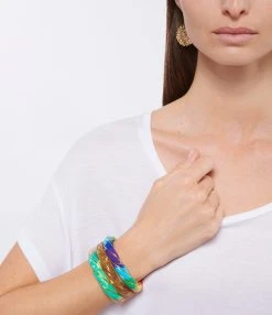 Aurélie Bidermann Jonc Diana Rainbow, Exclusivité Lulli -Shaker Jewels Magasin abbrs look20230224 356
