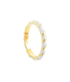 CABIROL Bague Aimée Vermeil Blanc