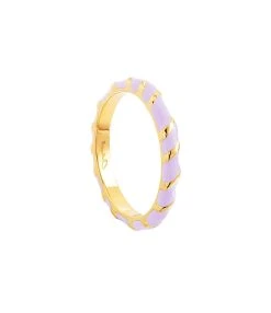 CABIROL Bague Aimée Vermeil Rose Poudré