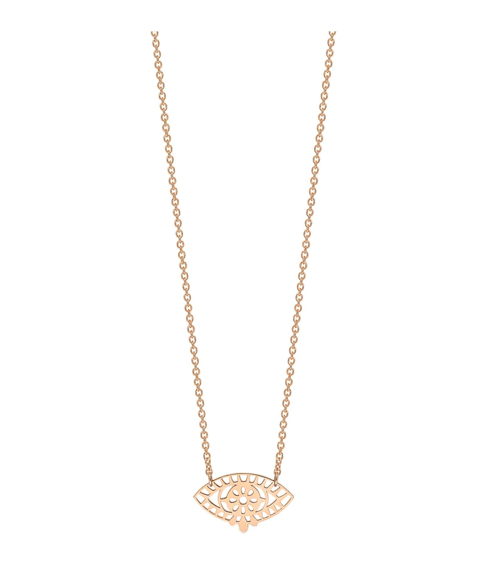 Ginette NY Collier Mini Ajna Or Rose 1 Ginette NY Collier Mini Ajna Or Rose