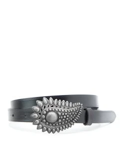 Shaker Jewels Magasin 52 Isabel Marant Ceinture Alayne Cuir Argenté