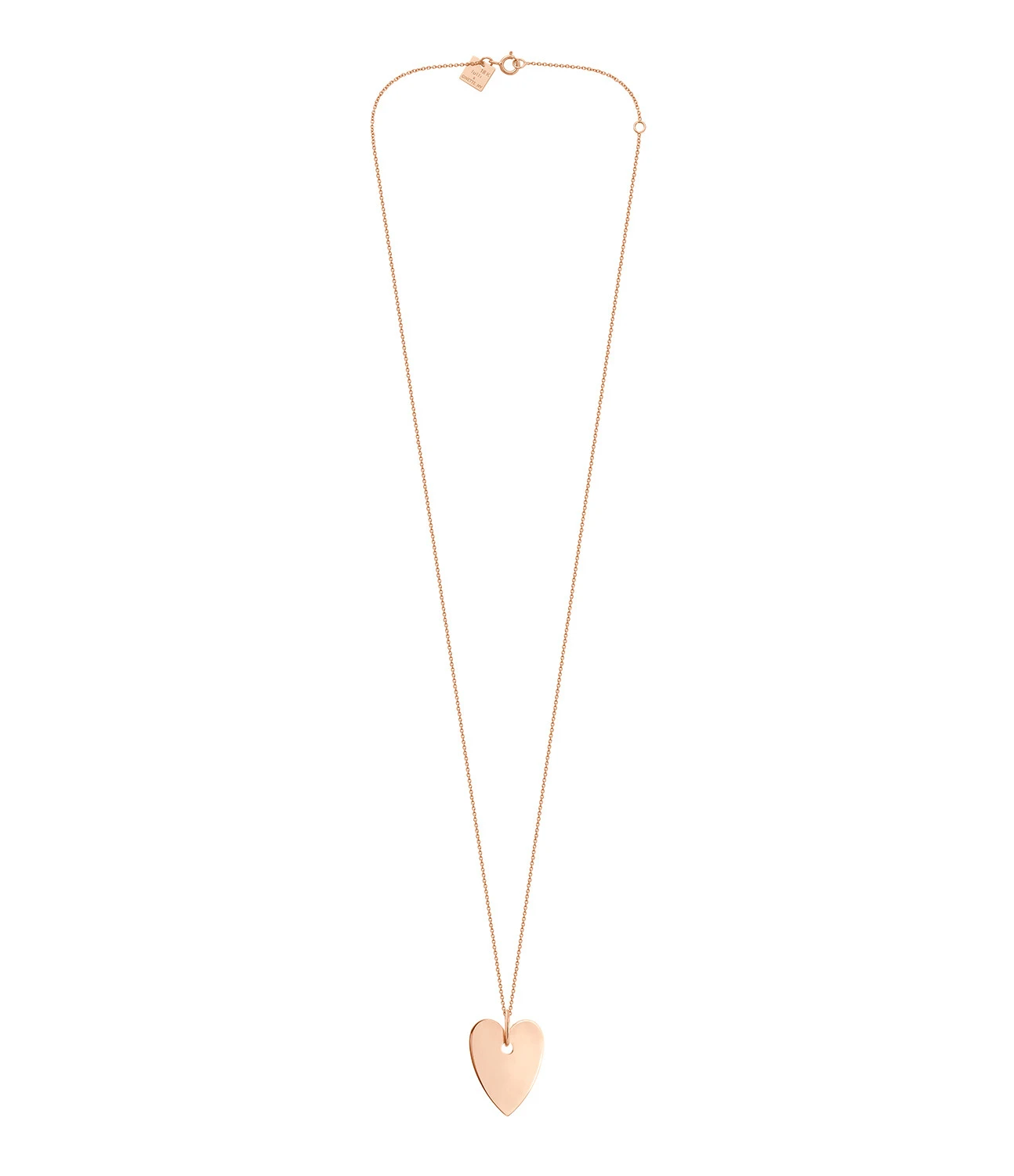 Ginette NY Collier Angèle Cœur Or Rose, Exclusivité Lulli 2 Ginette NY Collier Angèle Cœur Or Rose, Exclusivité Lulli – Image 2