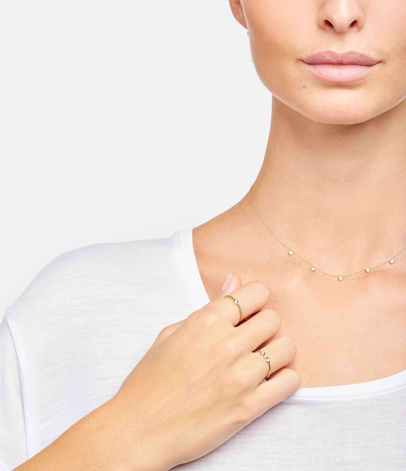 AND...PARIS Bague Trilogie Diamants Or 2 AND...PARIS Bague Trilogie Diamants Or – Image 2