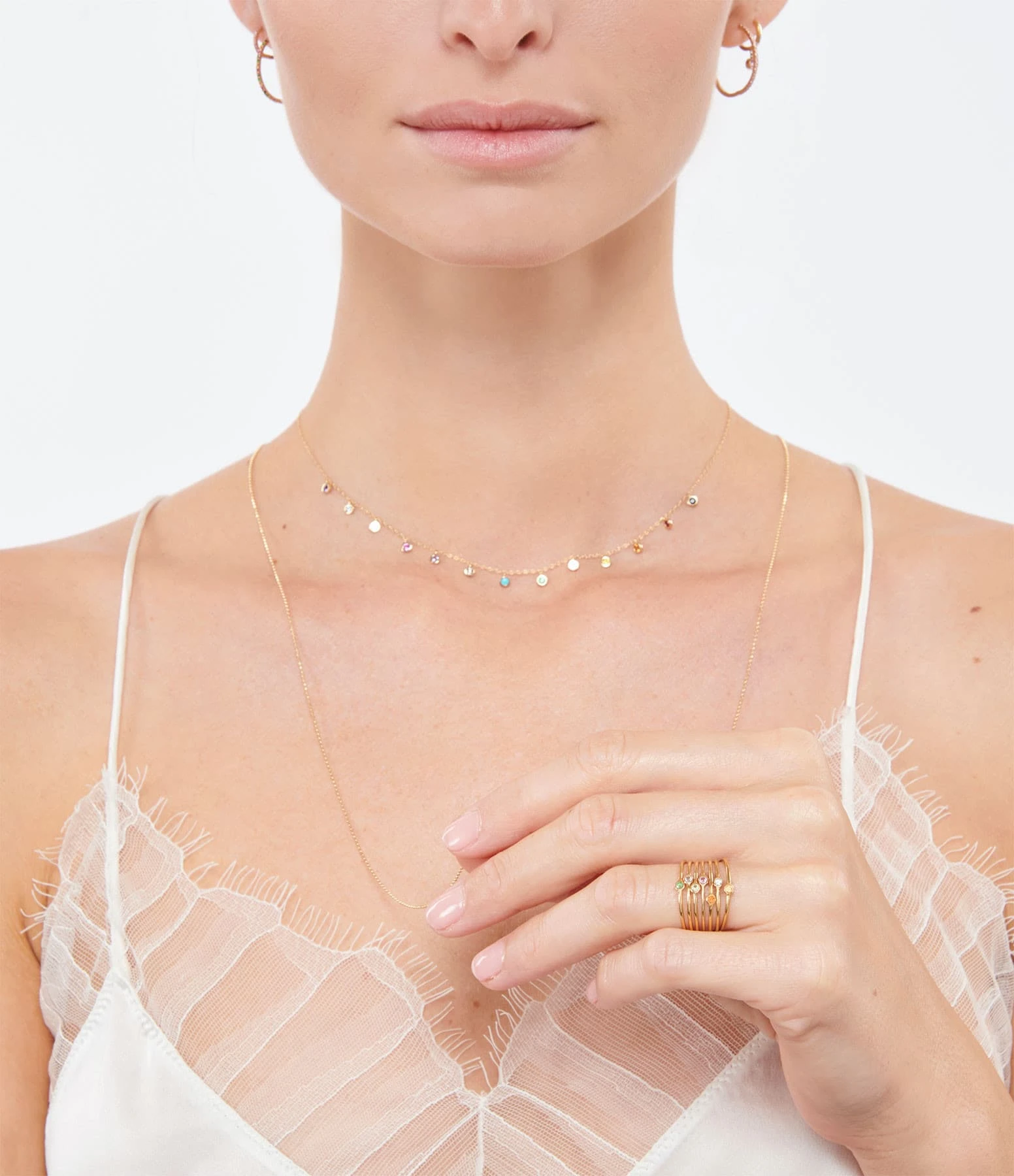 AND...PARIS Bague Memory Saphir Rose Or Jaune 2 AND...PARIS Bague Memory Saphir Rose Or Jaune – Image 2