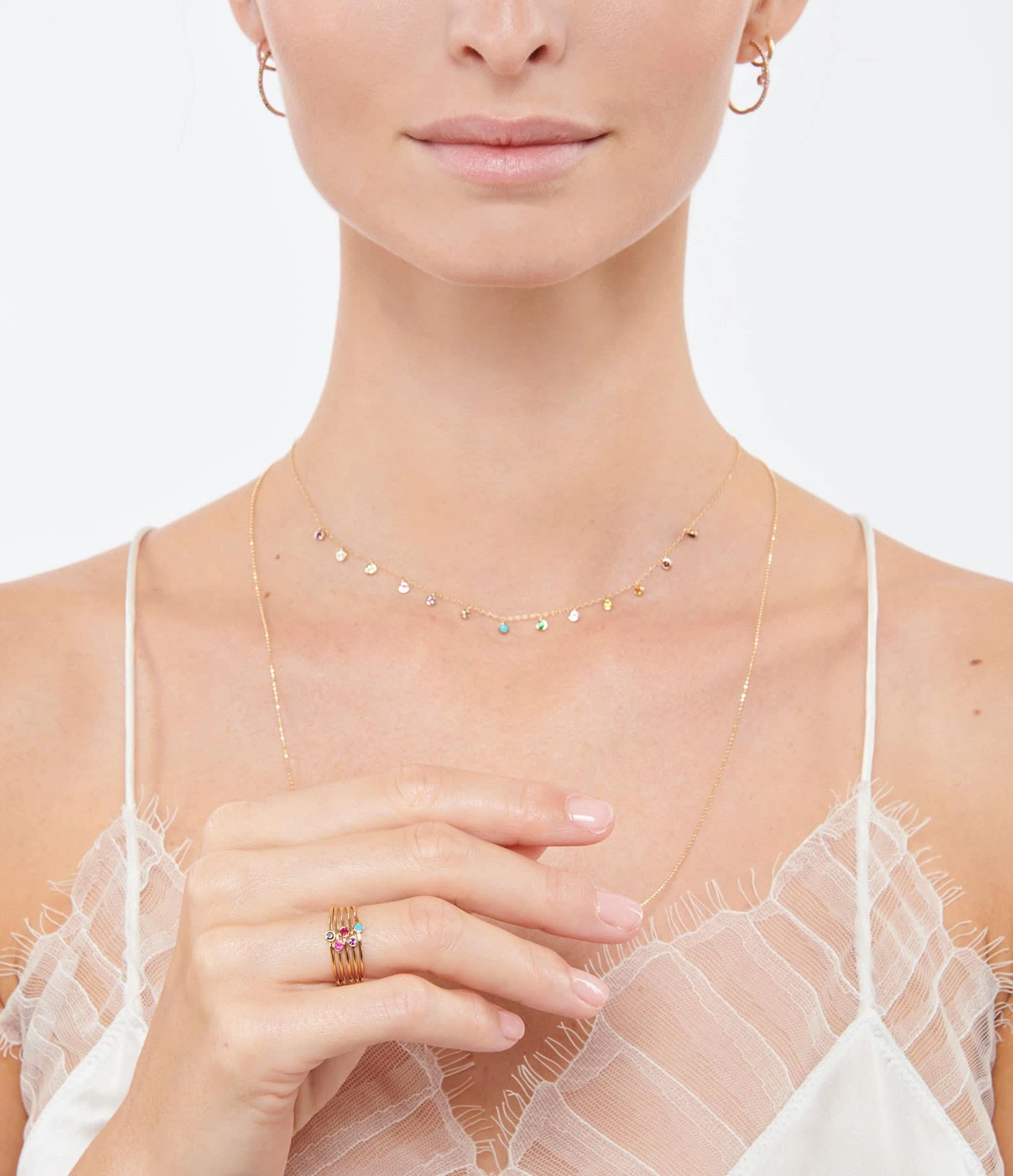 AND...PARIS Bague Memory Saphir Rose Fuchsia Or Jaune 2 AND...PARIS Bague Memory Saphir Rose Fuchsia Or Jaune – Image 2