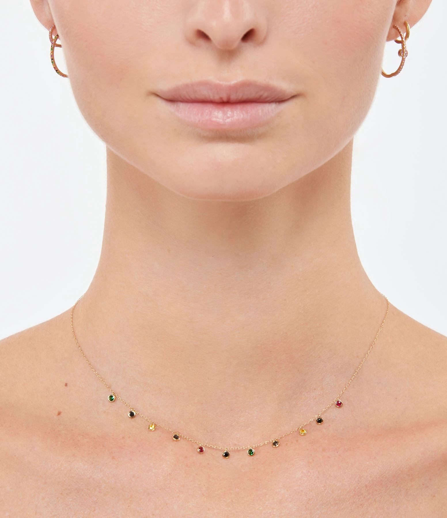 AND...PARIS Collier 11 Rasta Pierres Or 2 AND...PARIS Collier 11 Rasta Pierres Or – Image 2