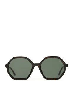 RENDEL PARIS Lunettes De Soleil Angela Tortoise Green