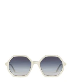 RENDEL PARIS Lunettes De Soleil Angela Écru Gradient Blue Grey