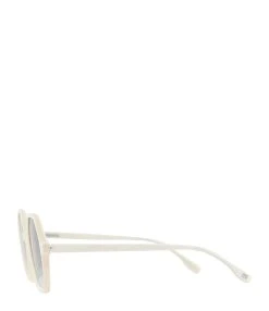 RENDEL PARIS Lunettes De Soleil Angela Écru Gradient Blue Grey -Shaker Jewels Magasin angela c3v15 white blue 03