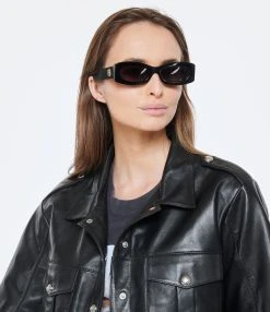 ANINE BING Lunettes De Soleil Malibu Noir 6 ANINE BING Lunettes De Soleil Malibu Noir -Shaker Jewels Magasin anine look20230131 108