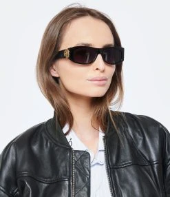 ANINE BING Lunettes De Soleil Siena Noir 7 ANINE BING Lunettes De Soleil Siena Noir -Shaker Jewels Magasin anine look20230131 94