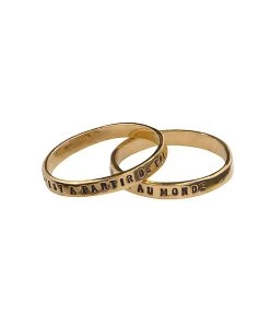 SERGE THORAVAL Bague C'est Ă Partir De Toi... Vermeil