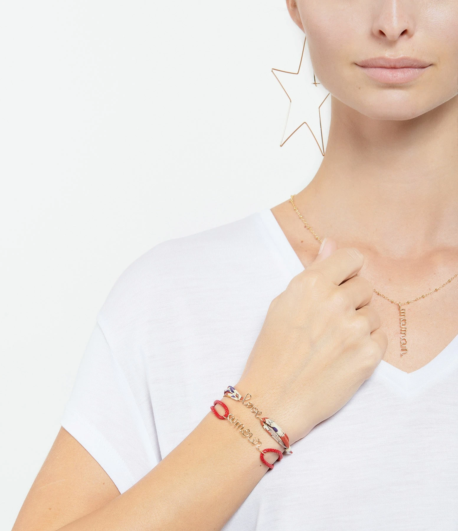 ATELIER PAULIN Bracelets Duo Love Cœur Gold Filled Automne 2 ATELIER PAULIN Bracelets Duo Love Cœur Gold Filled Automne – Image 2