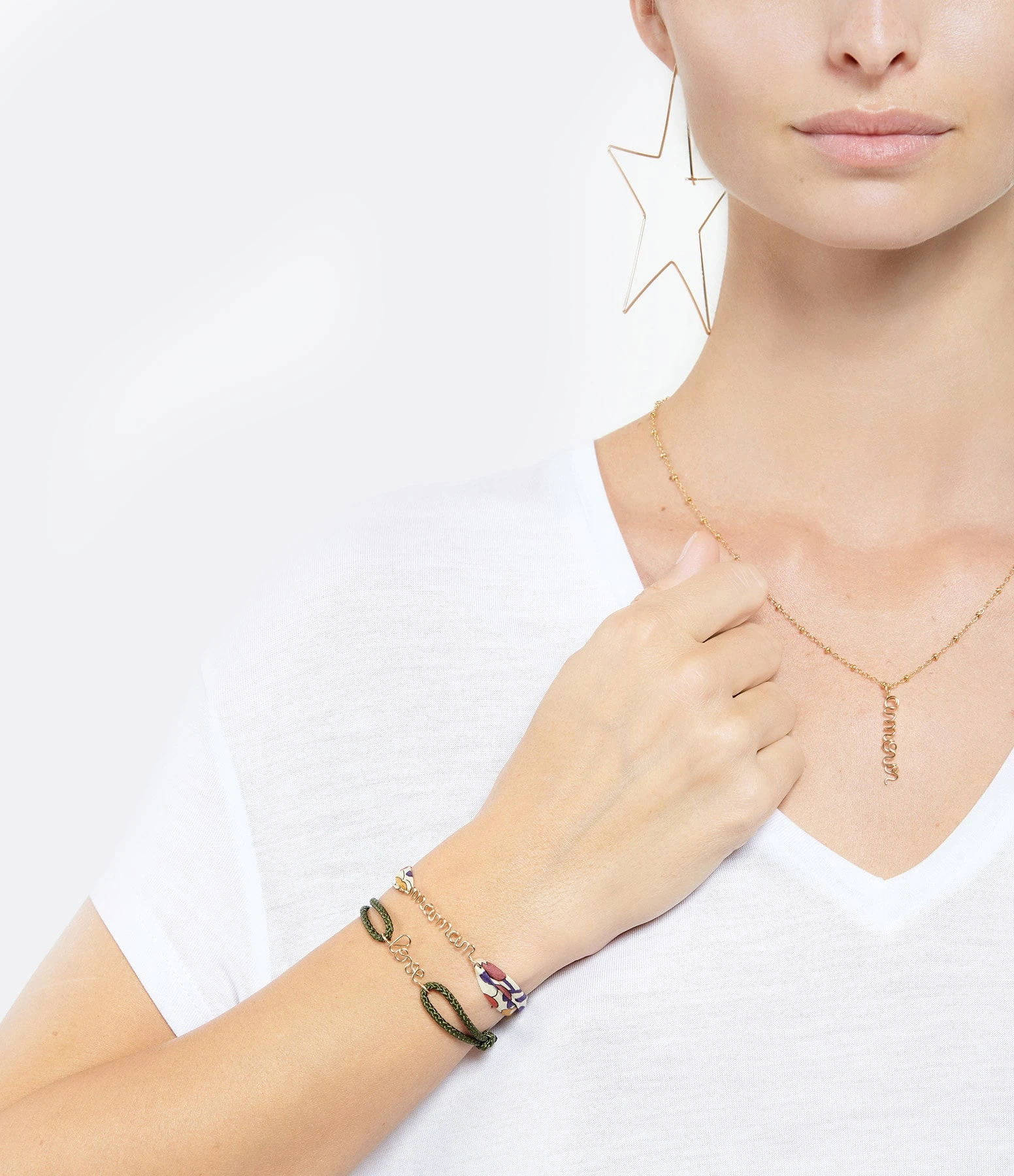 ATELIER PAULIN Bracelets Duo Maman Cœur Gold Filled Automne 2 ATELIER PAULIN Bracelets Duo Maman Cœur Gold Filled Automne – Image 2