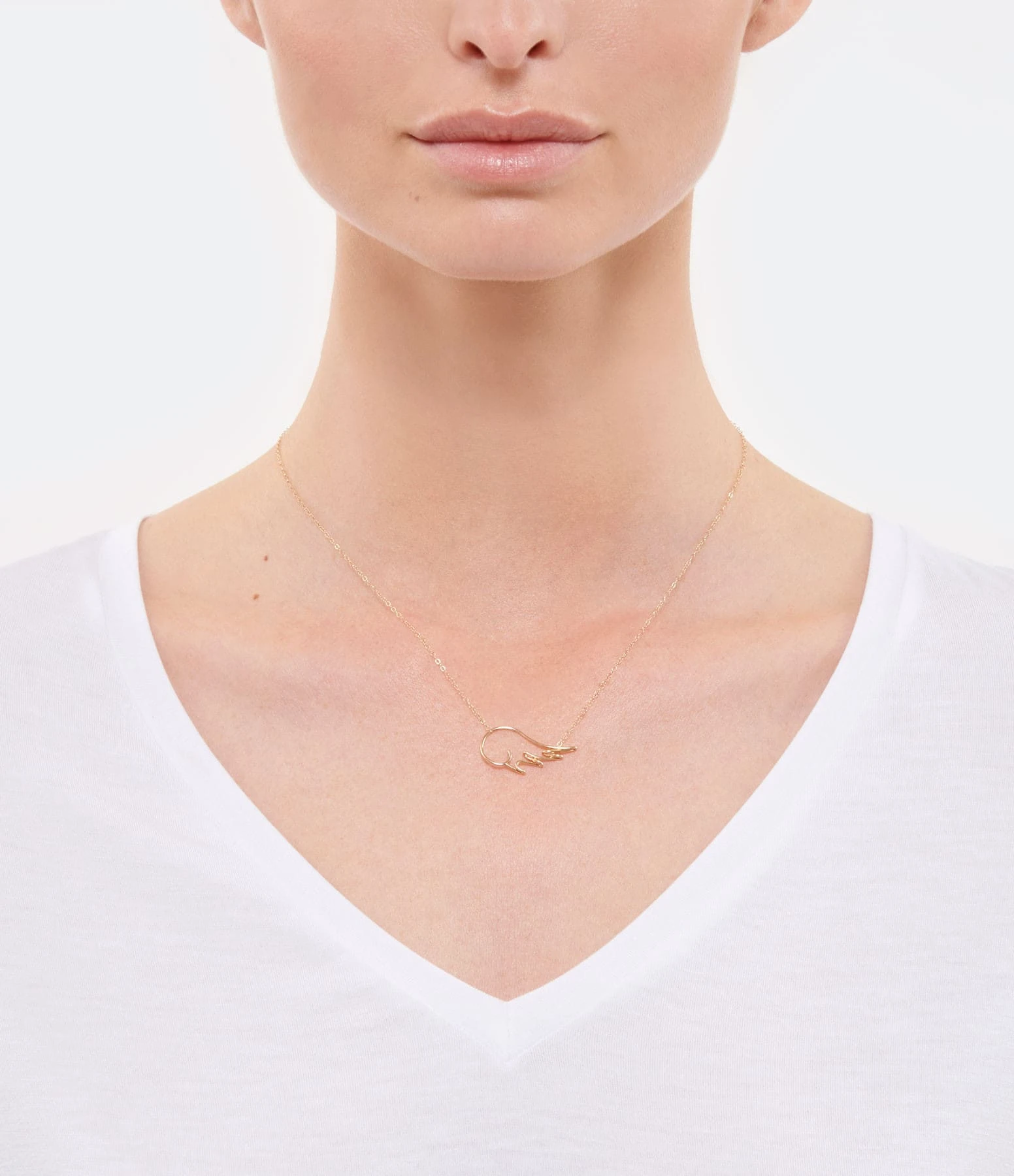Collier Mon Ange Gold Filled, Atelier Paulin X Jean Cocteau 3 Collier Mon Ange Gold Filled, Atelier Paulin X Jean Cocteau – Image 3