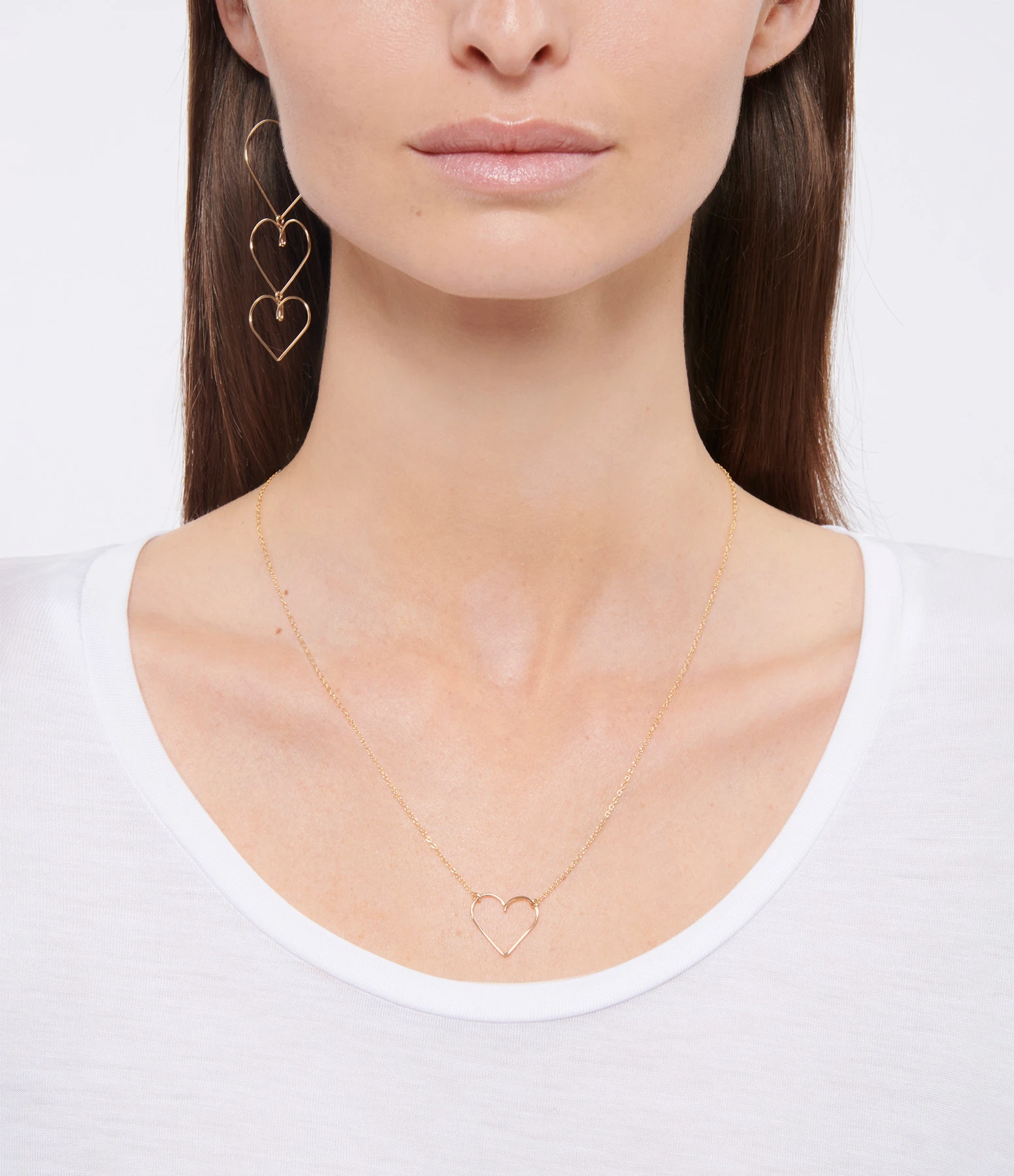 ATELIER PAULIN Collier Richelieu Cœur Gold Filled Jaune 3 ATELIER PAULIN Collier Richelieu Cœur Gold Filled Jaune – Image 3