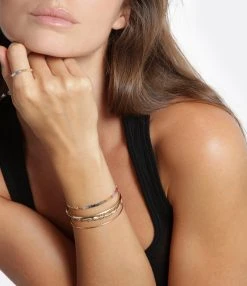 ATELIER PAULIN Bague Chaîne Nonza Saphir Rainbow Gold Filled -Shaker Jewels Magasin ateli look20220715 246 1