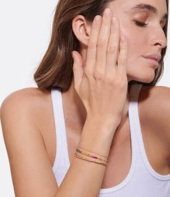 ATELIER PAULIN Bracelet Chaîne Fauve Gold Filled Saphir 5 ATELIER PAULIN Bracelet Chaîne Fauve Gold Filled Saphir -Shaker Jewels Magasin ateli look20230104 349