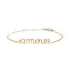 ATELIER PAULIN Bracelet Richelieu Amour Gold Filled