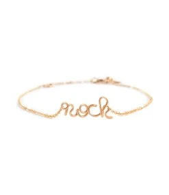 ATELIER PAULIN Bracelet Richelieu Rock Gold Filled