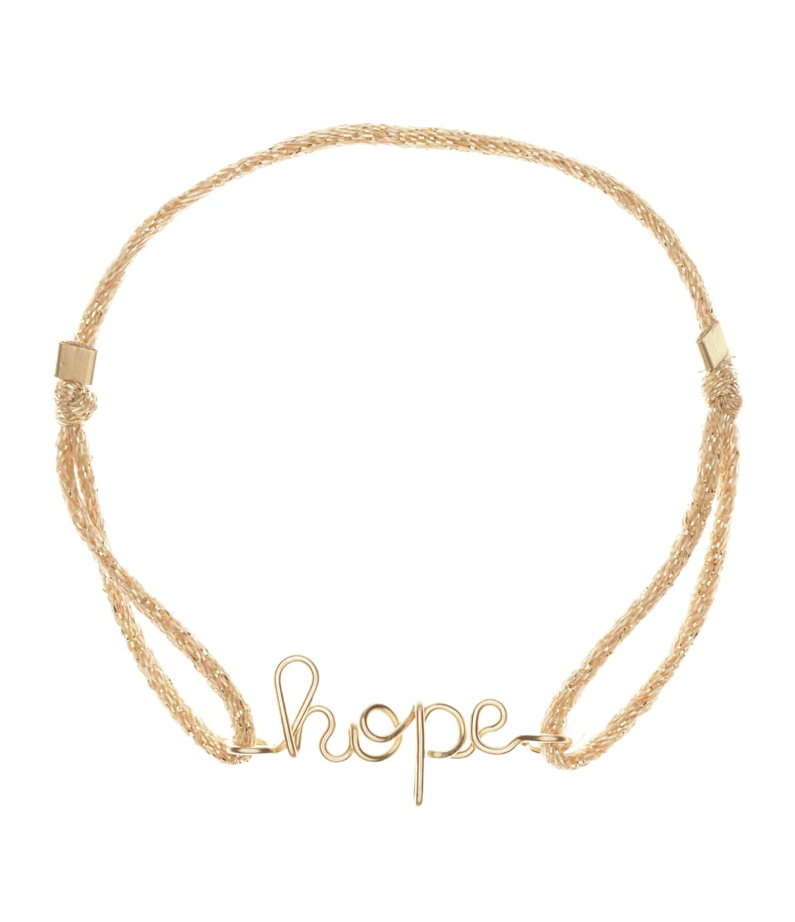 ATELIER PAULIN Bracelet Cordon Lurex Hope Gold Filled 1 ATELIER PAULIN Bracelet Cordon Lurex Hope Gold Filled