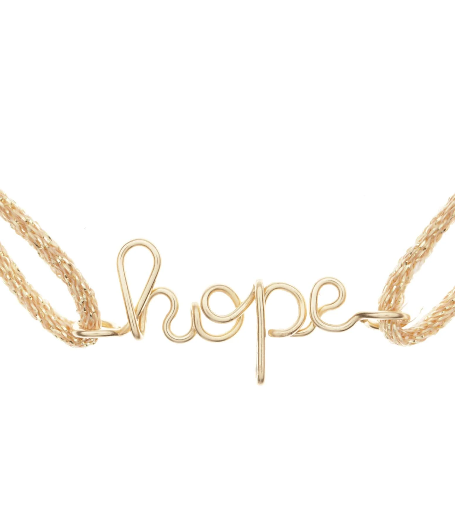 ATELIER PAULIN Bracelet Cordon Lurex Hope Gold Filled 2 ATELIER PAULIN Bracelet Cordon Lurex Hope Gold Filled – Image 2