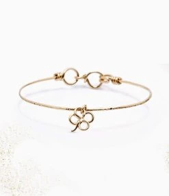 ATELIER PAULIN Jonc Pampille Trèfle Gold Filled Martelé, Exclusivité Lulli 8 ATELIER PAULIN Jonc Pampille Trèfle Gold Filled Martelé, Exclusivité Lulli -Shaker Jewels Magasin atelierpaulin exclu 1