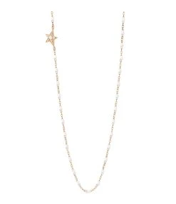 GIGI CLOZEAU Collier Intra Étoile Perles Résine Or Diamants -Shaker Jewels Magasin b1et005r01 1