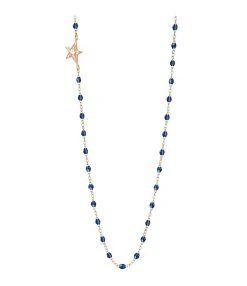 GIGI CLOZEAU Collier Intra Étoile Perles Résine Or Diamants