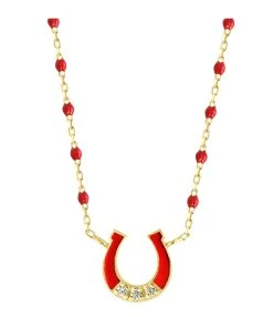 GIGI CLOZEAU Collier Mini Gigi Suprême Fer à Cheval Or Jaune