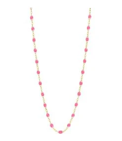 GIGI CLOZEAU Collier Enfant Perles Résine Or, 33 Cm