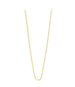 GIGI CLOZEAU Sautoir Perles Résine Or, 120 Cm -Shaker Jewels Magasin b1gi001r18 jaune fluo 6